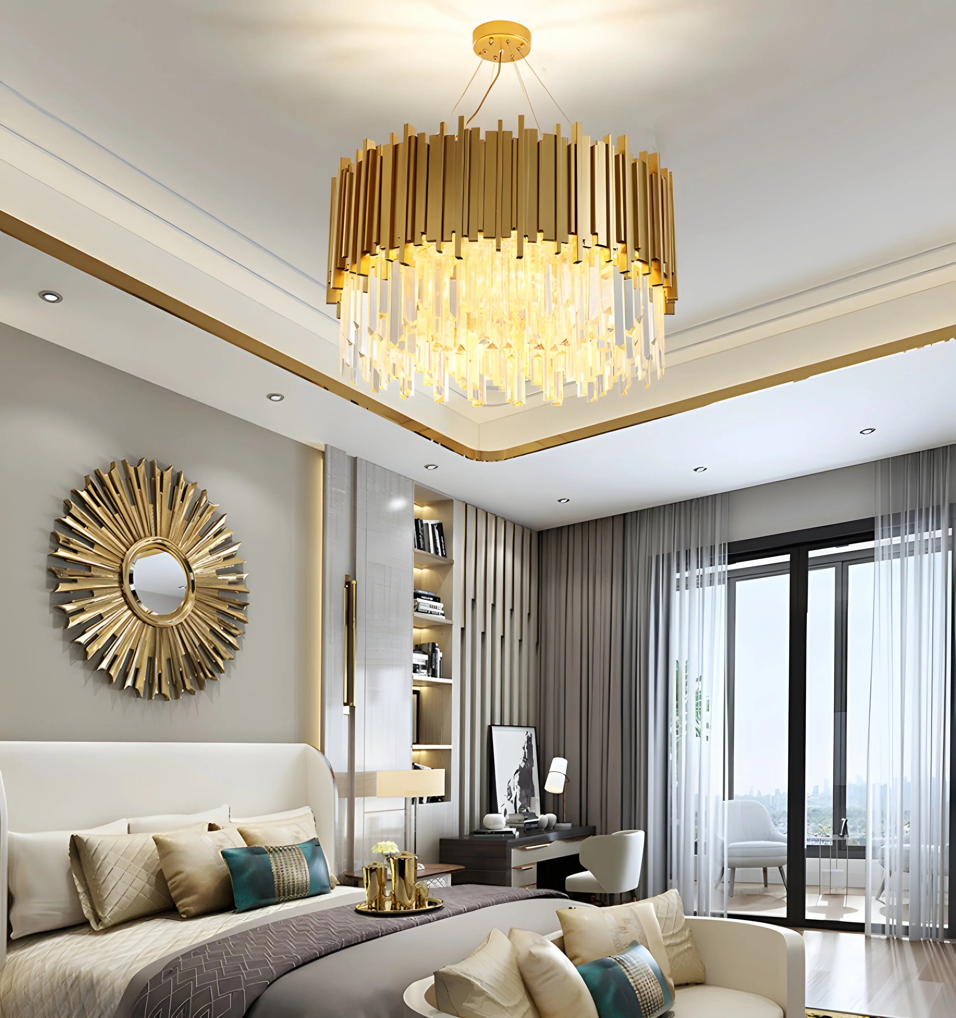 Queen Crystal Chandelier - Auraolight