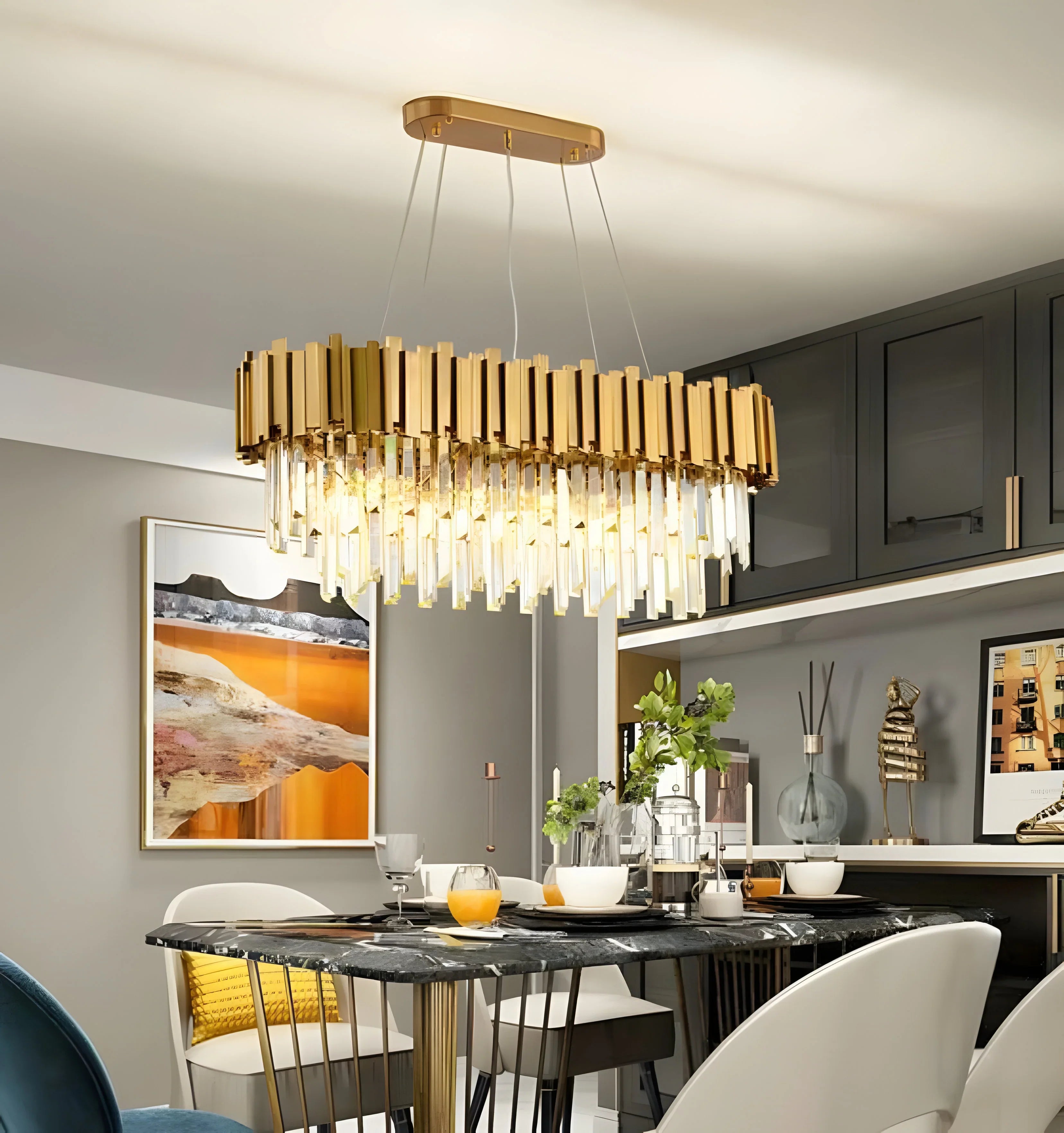 Queen Crystal Chandelier - Auraolight