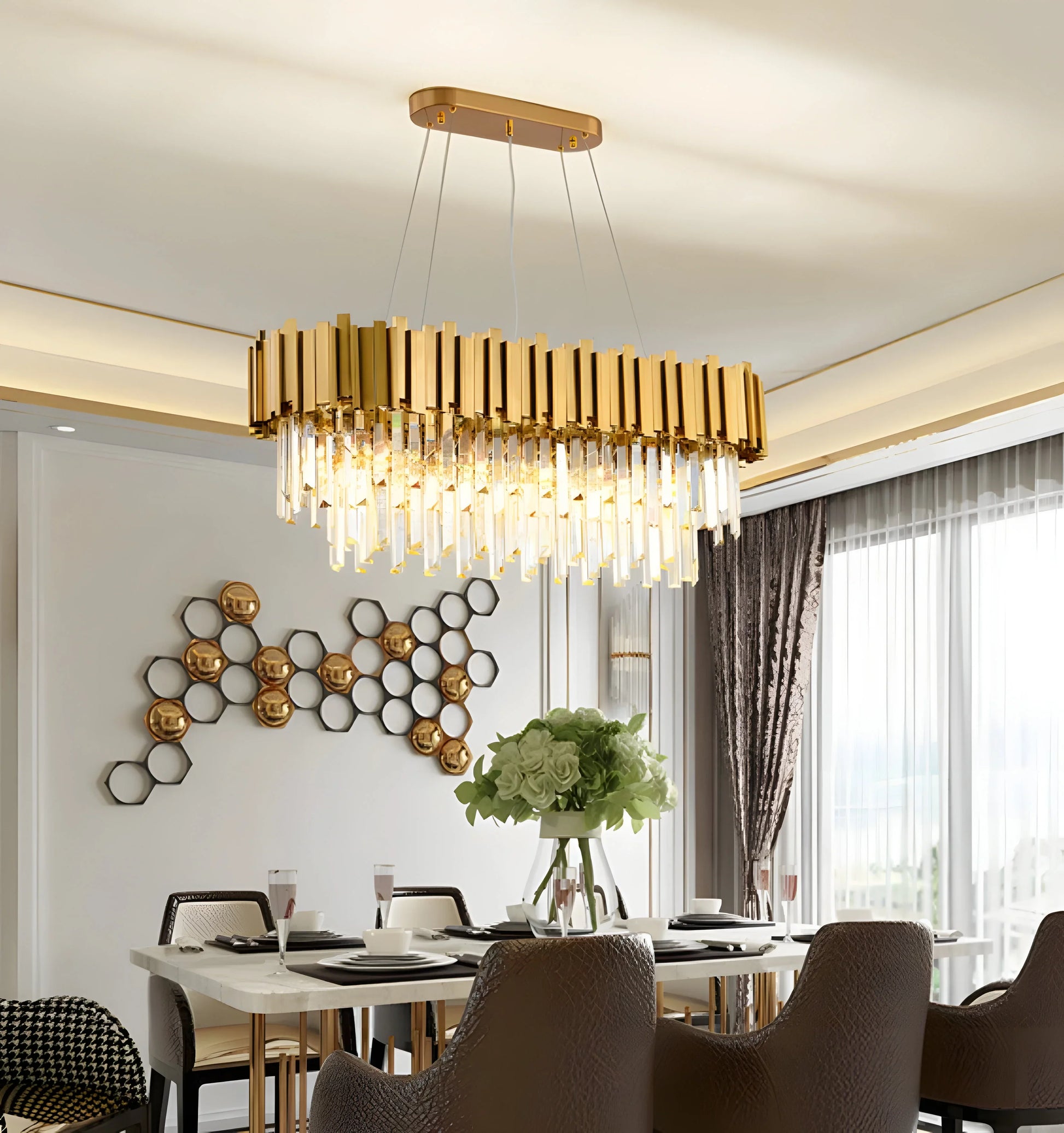 Queen Crystal Chandelier - Auraolight