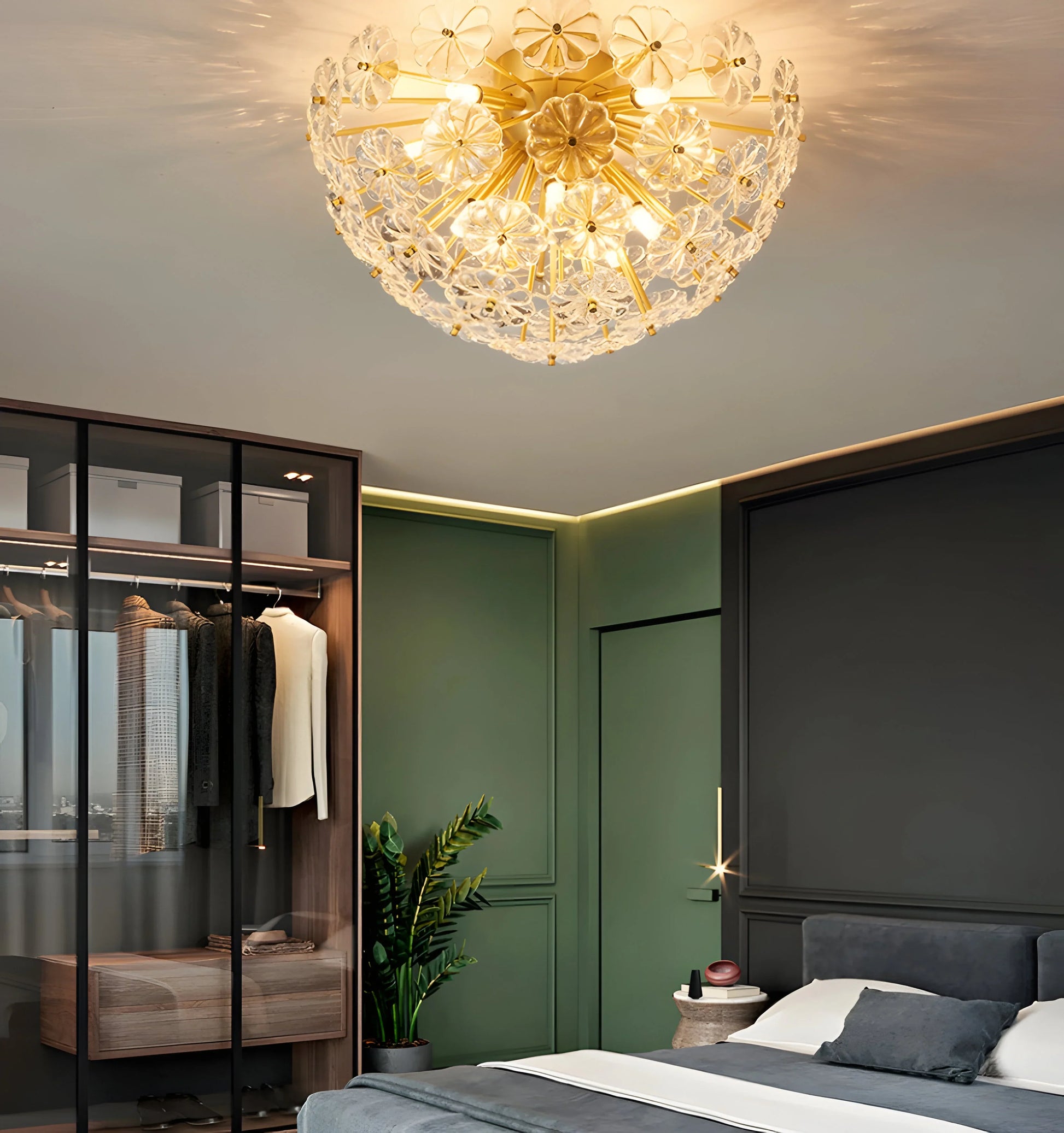 Romantic Flower Ceiling Light - Auraolight