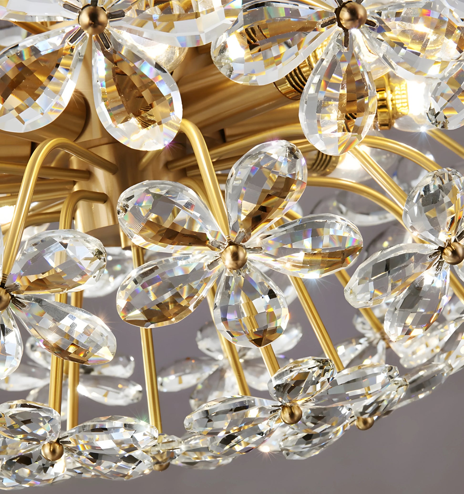 Romantic Flower Chandelier - Auraolight