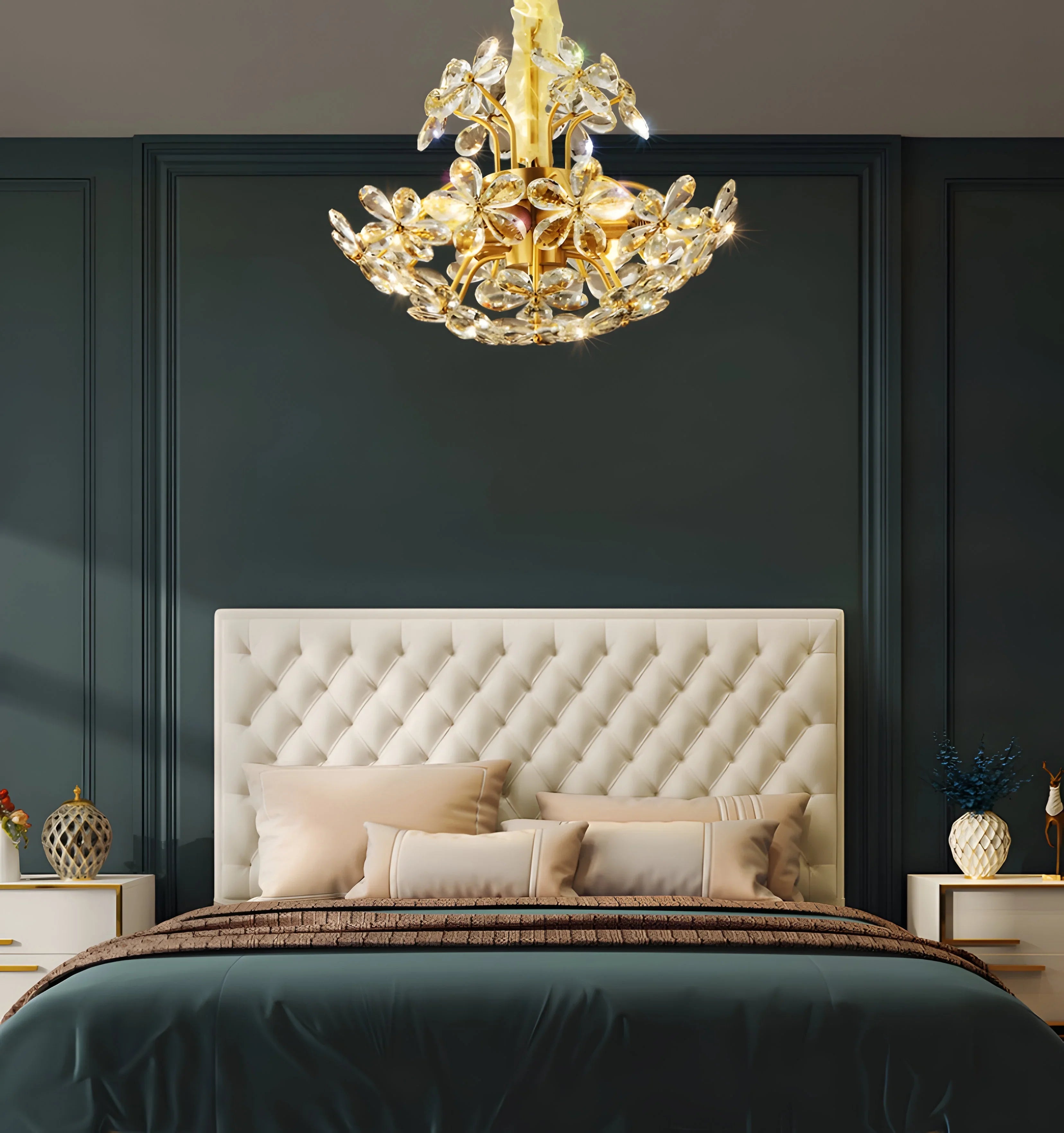 Romantic Flower Chandelier - Auraolight