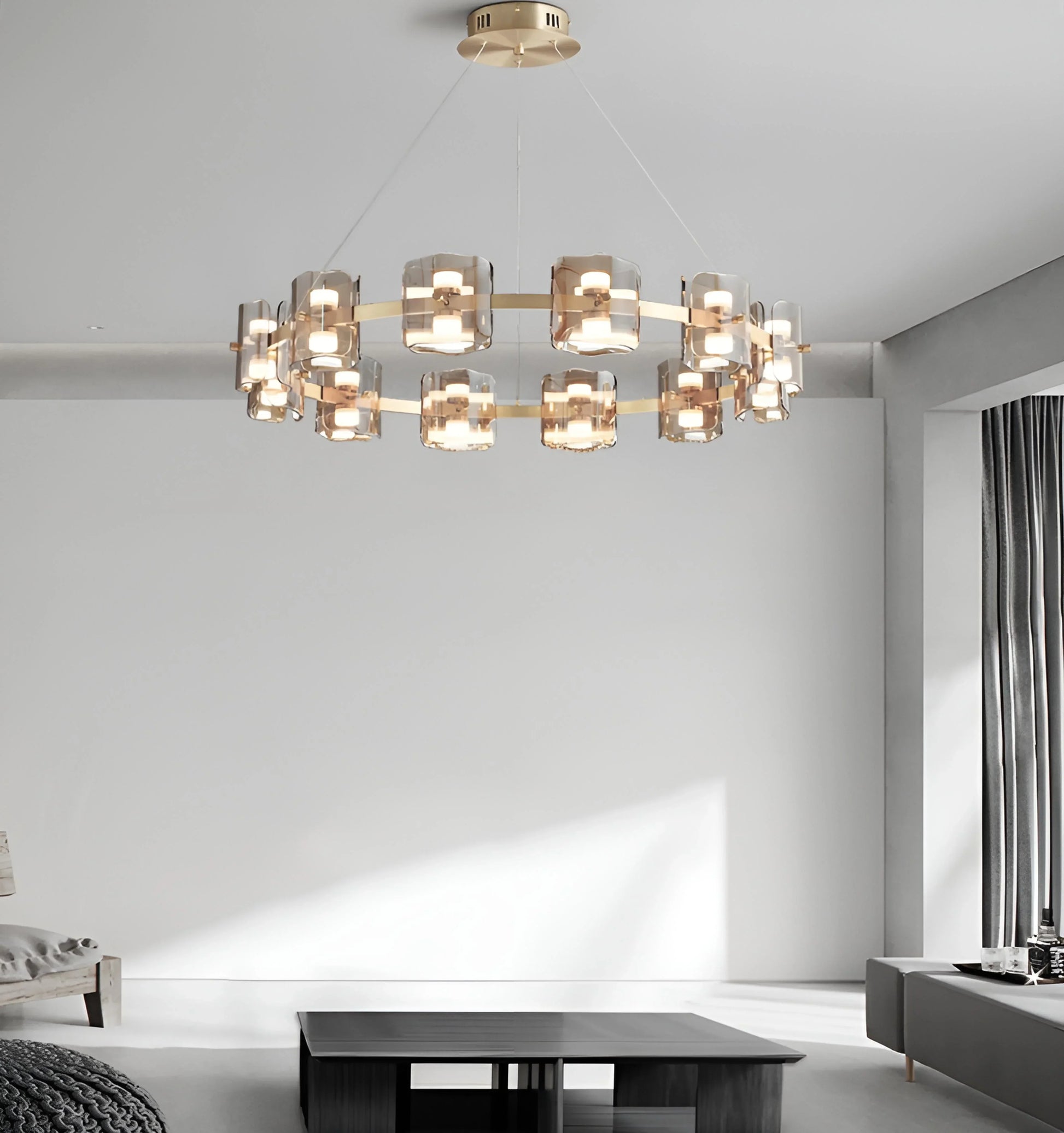 Round Corlota Chandelier - Auraolight