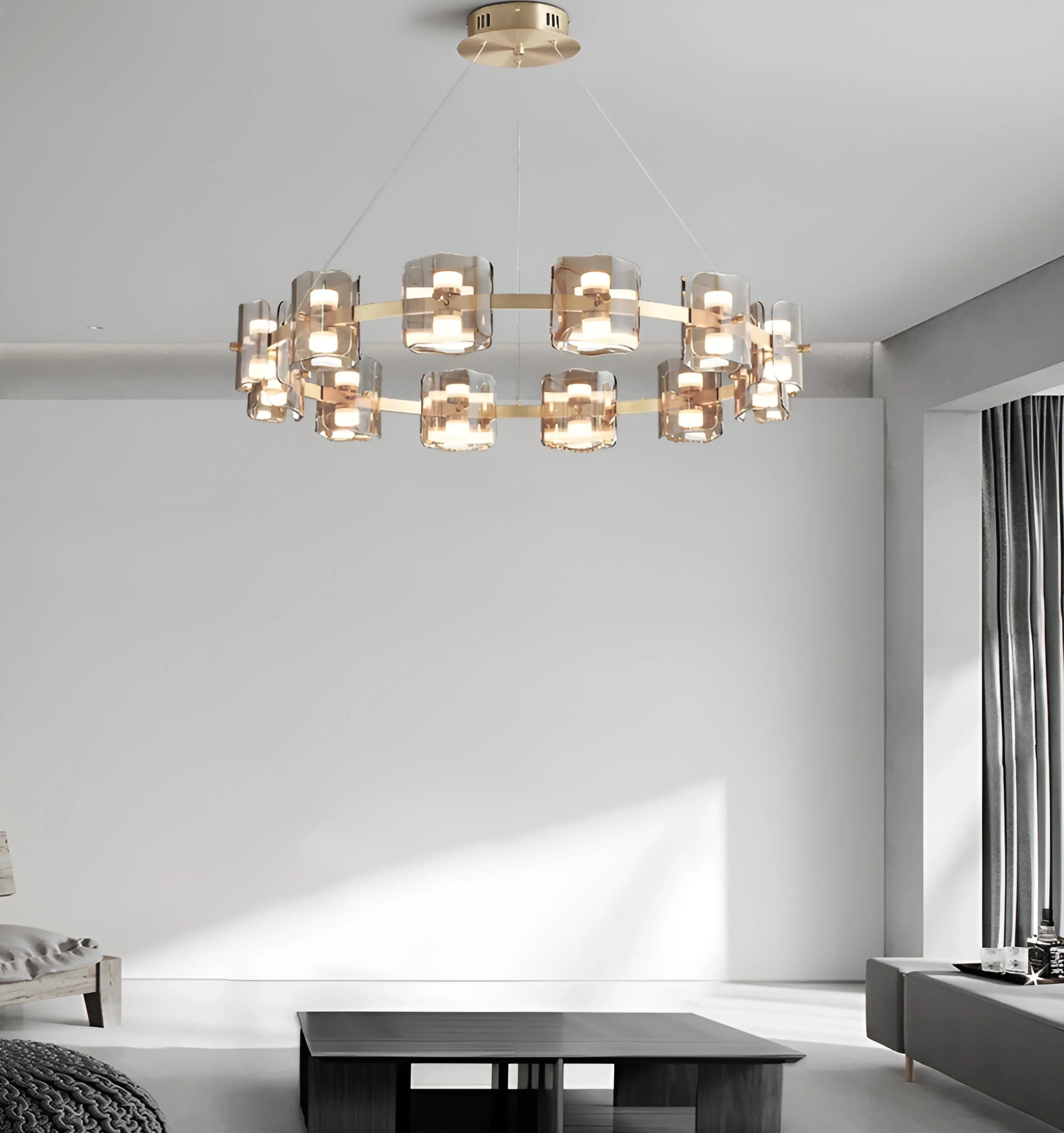 Round Corlota Chandelier - Auraolight