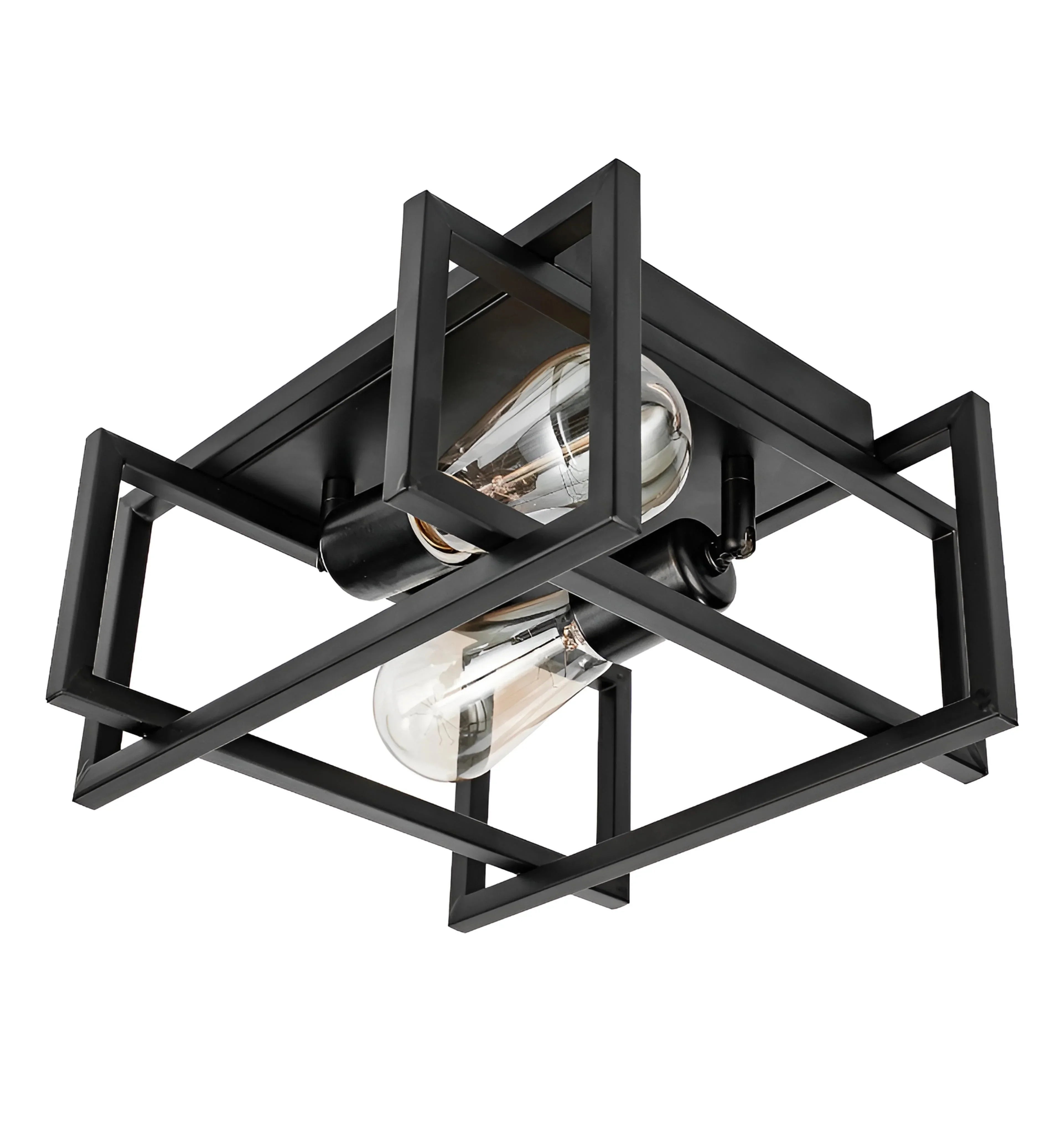 Square Iron Ceiling Light - Auraolight