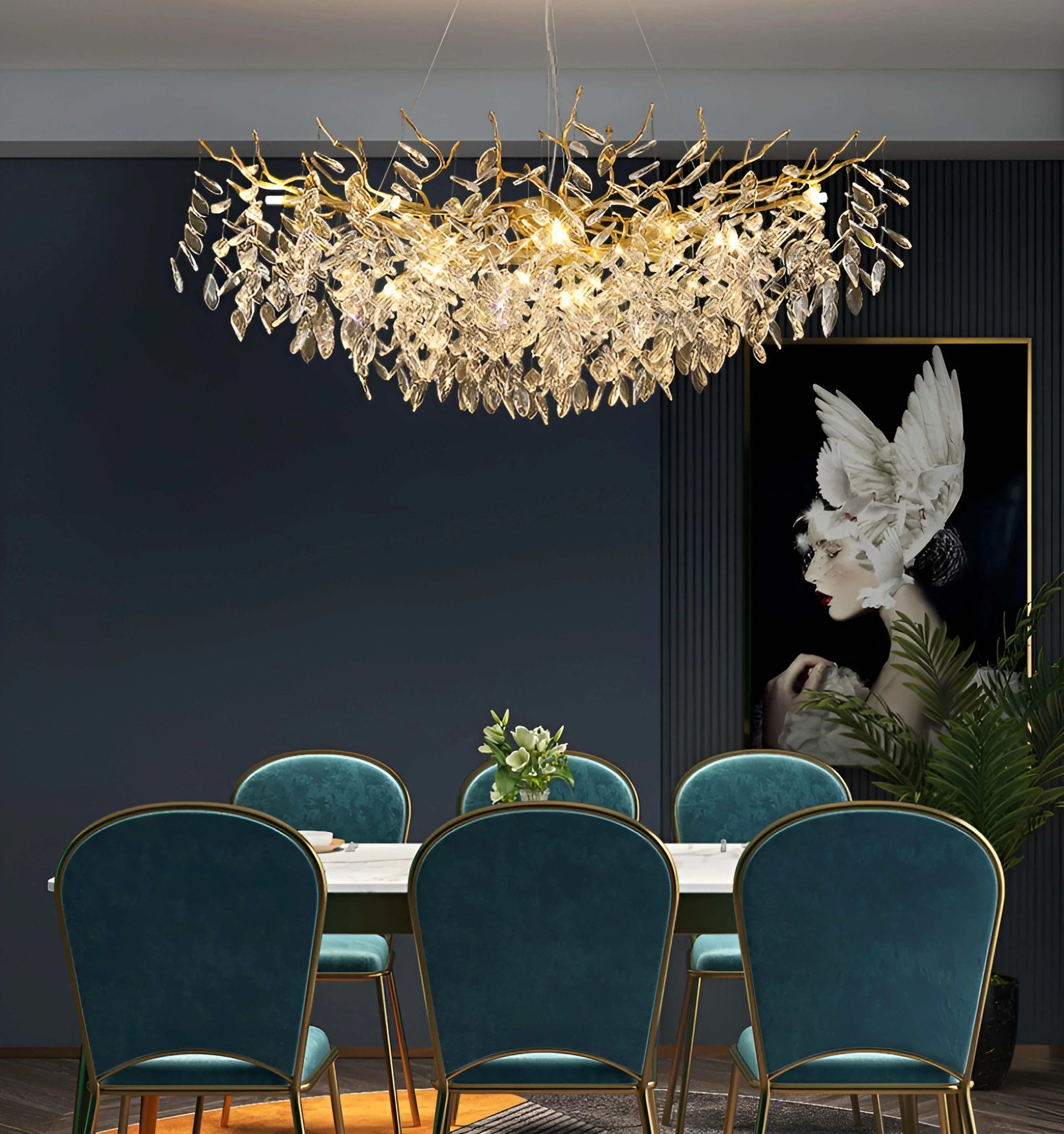 Waltz Crystal Chandelier - Auraolight