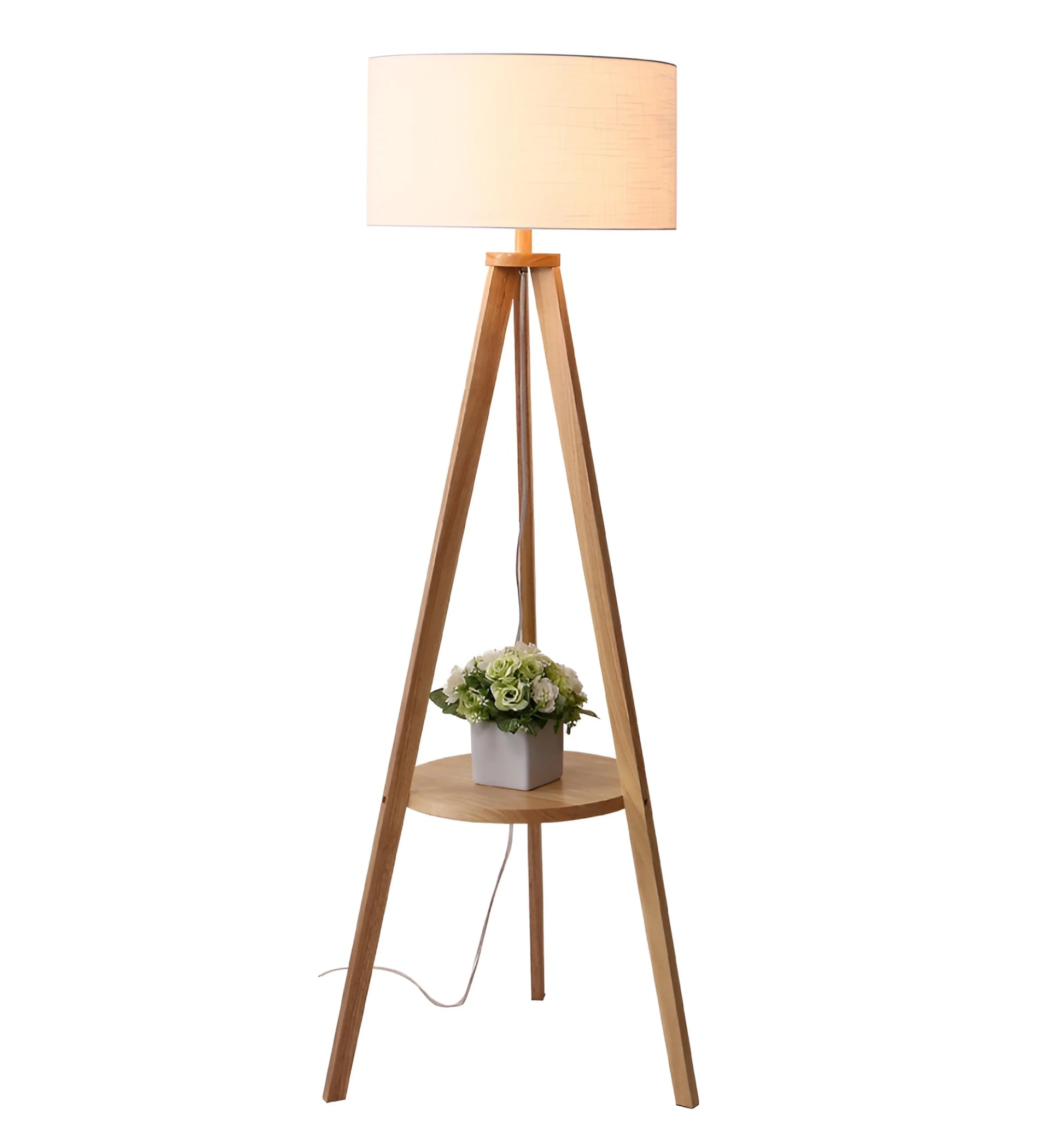 Wooden Tripod Floor Lamp - Auraolight