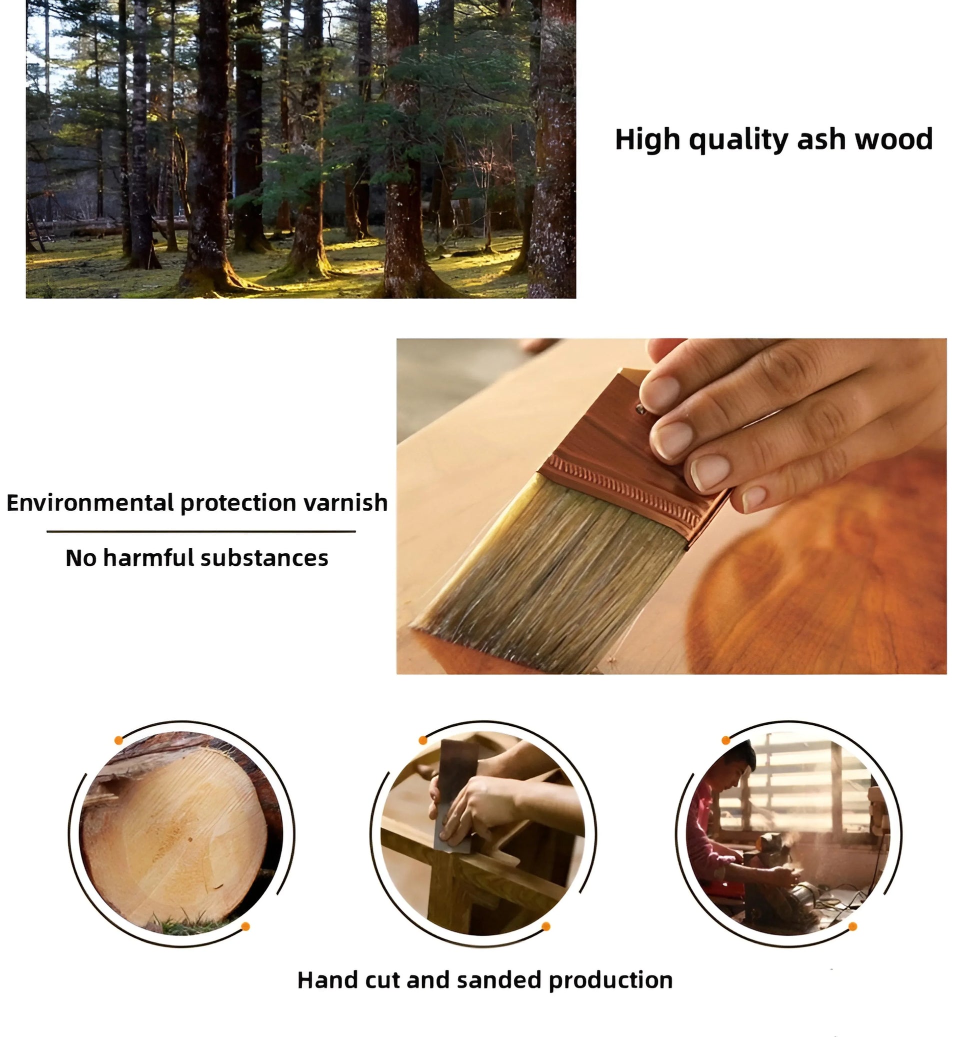 Wooden Tripod Floor Lamp - Auraolight